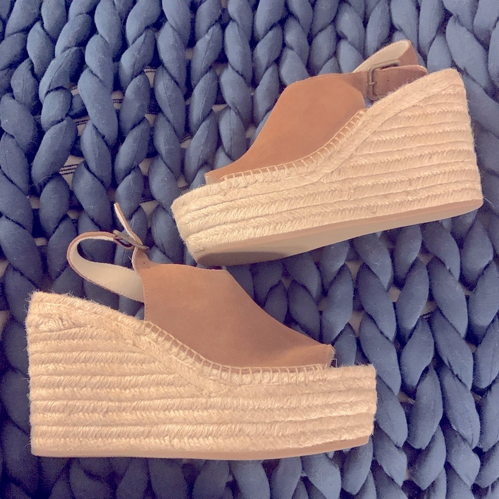 NEW Soludos platform wedge heel size 7.5 NWT